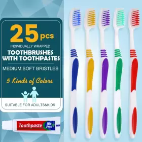 NA-03 NAVONA Wrapped Toothbrushes Toothpaste Colorful Manua #2
