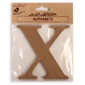CR88171 NICOLE CRAFTS Pack Birdie Mdf Alphabets Upper
