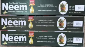 Neem NINON Essential Palace Toothpaste Fluoride #2
