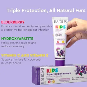 PST3-510 KIDS Duper Immunity Power Toothpaste Bubble Berry