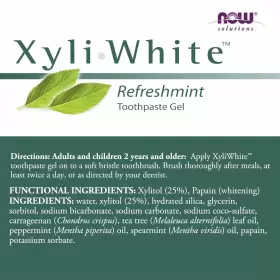 08090 NOW FOODS Xyliwhite Refreshmint Toothpaste Gel #2