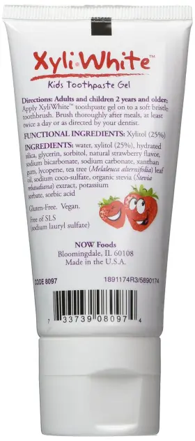 445027360332 NOW FOODS Xyliwhite Splash Toothpaste Pack #2