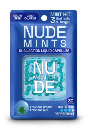US-78T9-VDPL NUDE Mints Dual Action Pack Shot Peppermint