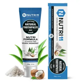 672975658144 NUTRI11 Nutri Natural Whitening Toothpaste Pack