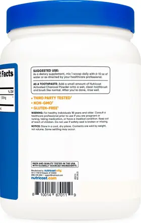 NTC202201 NUTRICOST Powder Food Toothpaste Facemas #3