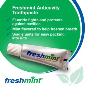 TP6A-144 NWI Freshmint Anticavity Fluoride Toothpaste Tube Tu #2