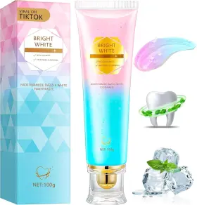 0001 OIFVOPU Niacinamide Whitening Toothpaste Paste Bri