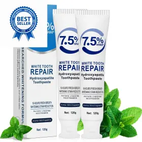 Okreteres 704920445537 Nano Hydroxyapatite Toothpaste 7.5% Fluoride-free 4.23 Fl Oz Pack Of 2