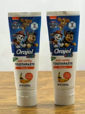 20249 ORAJEL Paw Patrol Anticavity Fluoride Toothpaste Fruity