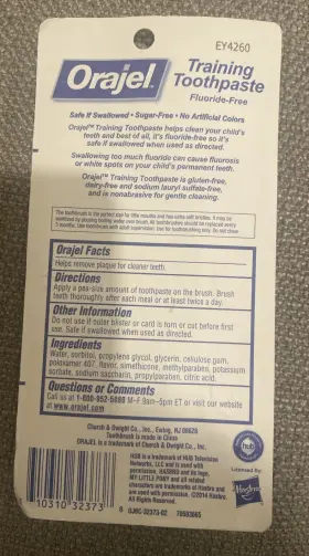 310310323738 ORAJEL Pony Kids Training Toothpaste Toothbrush #2