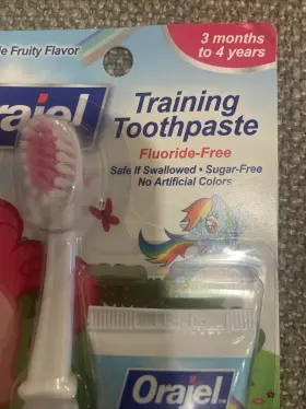 310310323738 ORAJEL Pony Kids Training Toothpaste Toothbrush #3