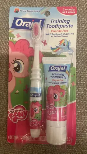 310310323738 ORAJEL Pony Kids Training Toothpaste Toothbrush