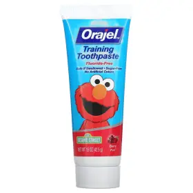 OJL-33973 ORAJEL Elmo Training Toothpaste Fluoride Berry