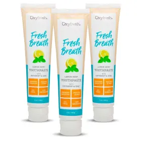 116BDL OXYFRESH Maximum Breath Lemon Toothpaste Pack