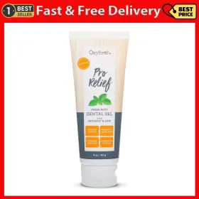 744759386120 OXYFRESH Pro Relief Dental Gel Zinc Infused Aloe
