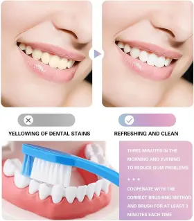 445041432466 PANDOULALA Nicotinamide Dazzle Toothpaste #3
