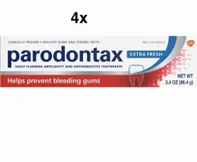 Parodontax 0135-0599-02 Extra Fresh Fluoride Toothpaste 4 Pack 3.4 Oz Each