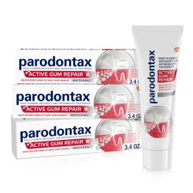 053100329632 PARODONTAX Gum Repair Whitening Toothpaste Tube