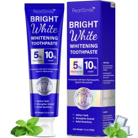 Pearl Smile Yg-002 Pearlsmile Niacinamide Hydroxyapatite Whitening Toothpaste 10 Nano Hydroxya