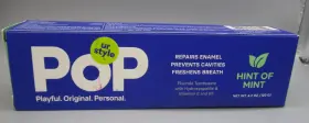 803954308112 POP Hint Fluoride Toothpaste