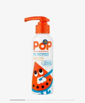 803954308105 POP KIDS Gel Toothpaste Pump Fluoride Travel