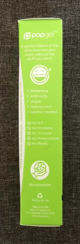 860004671855 POPGEL Anticavity Toothpaste Brilliant Whitening #2