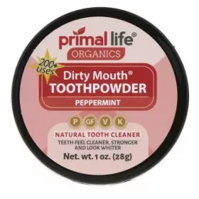 812090020369 PRIMAL LIFE ORGANICS Peppermint Toothpowder