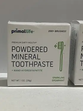 812090020376 PRIMAL LIFE ORGANICS Toothpowder Spearmint #2