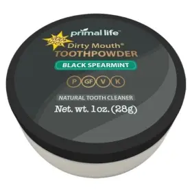 812090020987 PRIMAL LIFE ORGANICS Toothpowder Spearmint