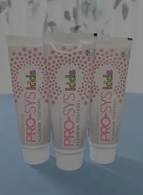 366975000262 PRO-SYS Kids Bubblegum Fluoride Toothpaste Pack