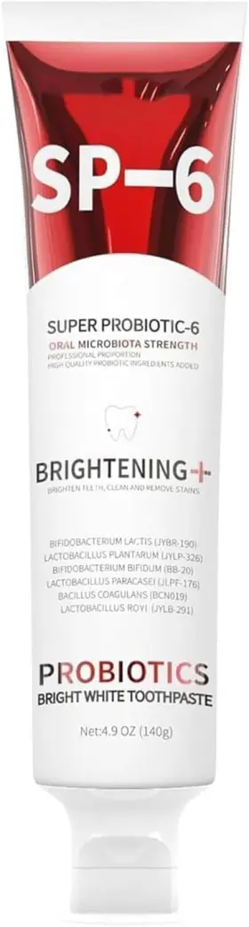 SP-6 PROBIOTIC WHITENING TOOTHPASTE Enhanced Formula