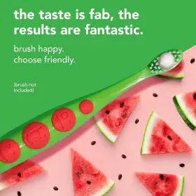 494267 NATURAL Watermelon Flavor Kids Fluoride Toothpaste Sls #3