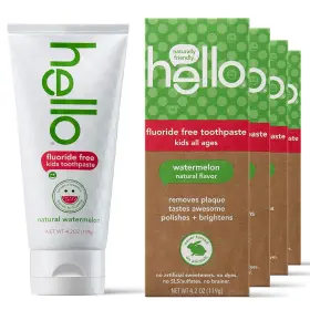 494267 NATURAL Watermelon Flavor Kids Fluoride Toothpaste Sls