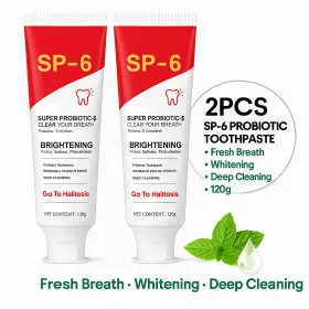 313050620693 QIMHETU Probiotic Toothpaste Breath Whitening