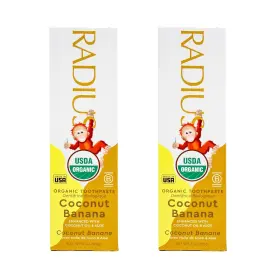 085178006603 RADIUS Childrens Toothpaste Coconut Banana