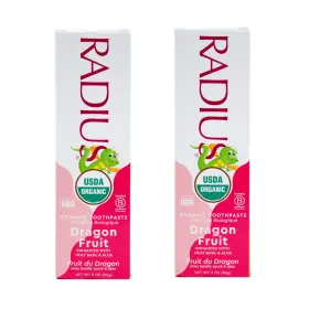 085178006610 RADIUS Kids Toothpaste Dragon Fruit Pack Gluten