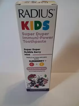 RAD08063 RADIUS Duper Immuni Power Toothpaste Bubble Berry