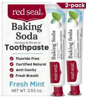 RS-BAKINGSODA-NC-2PK RED SEAL Baking Soda Toothpaste Fluoride