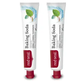28510168 RED SEAL Baking Soda Toothpaste Fluoride Herbal