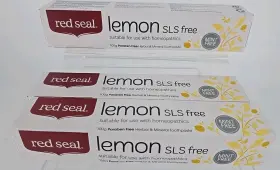 415991240143 RED SEAL Lemon Sls Toothpaste Paraben
