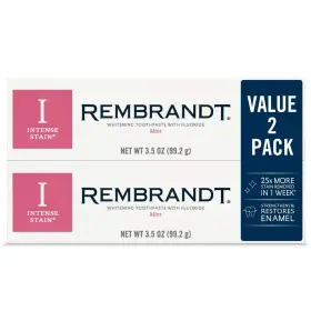 76563 REMBRANDT Intense Stain Whitening Toothpaste Fluoride