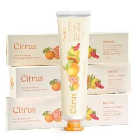 B0749DPJJQ REVITIN LIFE SCIENCES Toothpaste Fluoride Citrus