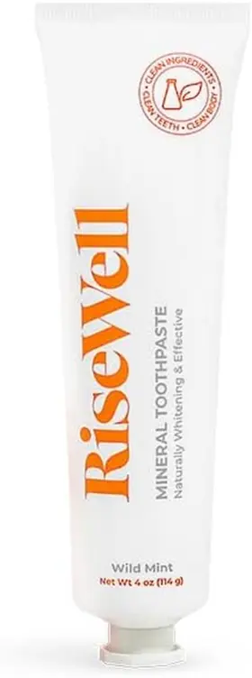 744110639858 RISEWELL Mineral Toothpaste Natural Fluoride