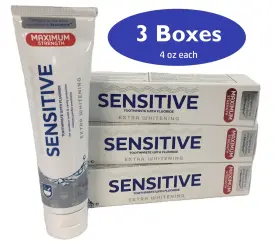 011822896320 RITE AID Sensitive Whitening Maximum Toothpaste