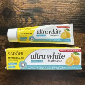 974784011474 SADOER Cleaning Lemon Bright Ultra Toothpaste
