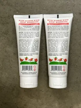 810117031084 SCHMIDTS Kids Mouth Paste Watermelon Fluoride #2