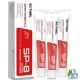 SP8003 SCTHRL Probiotic Ultra Whitening Toothpaste Fluoride