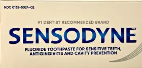 310158219644 SENSODYNE Sensitivity Gum Whitening Toothpaste #3