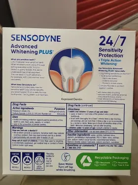 310158359166 SENSODYNE Advanced Whitening Toothpaste #3