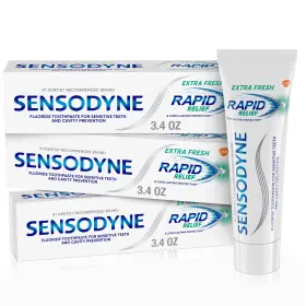 B079Y7RCZ6 SENSODYNE Rapid Relief Sensitive Toothpaste Pack
